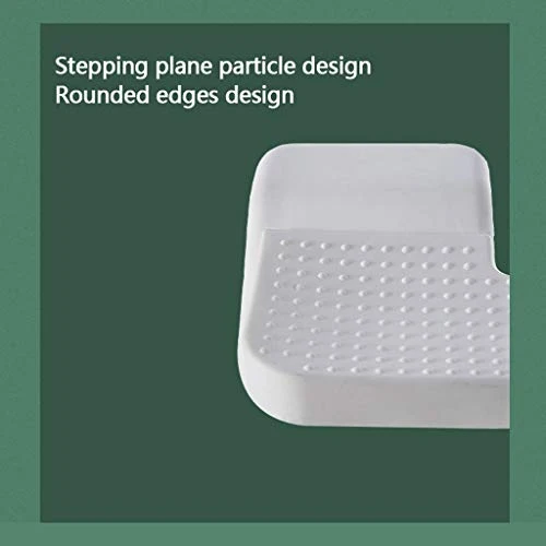 LZL Sgabello WC Antiscivolo squatty Potty Regolabile Antiscivolo Bagno Sgabello Toilette adeguato Postura WC Poste poggiap...
