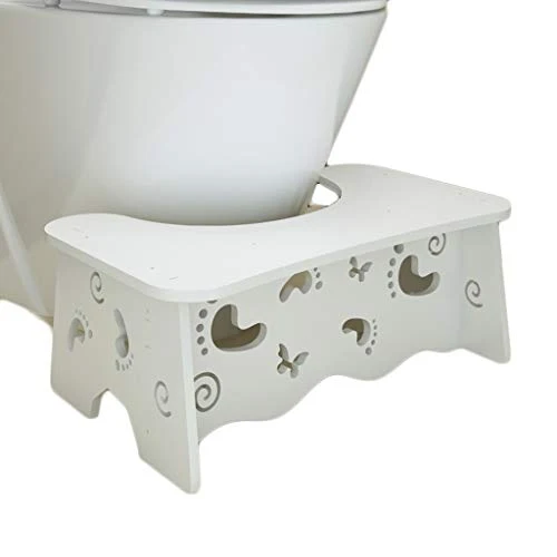 LZL Sgabello WC Multi-Funzione Antiscivolo Squatty Vasty Bagno Bagno Sgabello per Servizi igienici Adeguata Poggiapiedi Po...