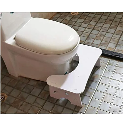 LZL Sgabello WC Multi-Funzione Antiscivolo Squatty Vasty Bagno Bagno Sgabello per Servizi igienici Adeguata Poggiapiedi Po...
