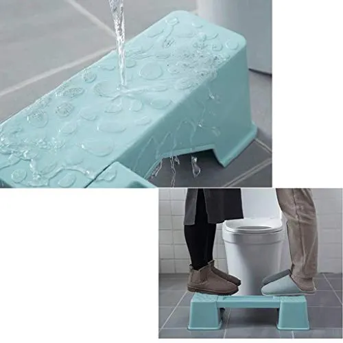 LZL Sgabello WC Multi-Funzione Antiscivolo Squatty Vatty Toilet Sgabello da Bagno Bagno Squat Aiuto Si Adatta Tutti i Serv...