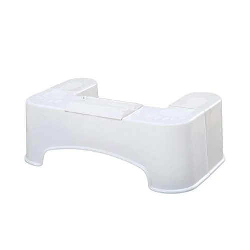LZL Sgabello WC Multi-Funzione Antiscivolo Squatty Vatty Toilet Sgabello da Bagno Bagno Squat Aiuto Si Adatta Tutti i Serv...