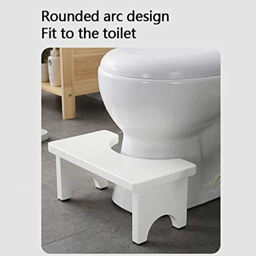 LZL Sgabello WC Sgabello Pedale Squatti Sgabello Solido Sgabello Basso Sgabello Bagno Bagno WC Antiscivolo Sgabello Legno...
