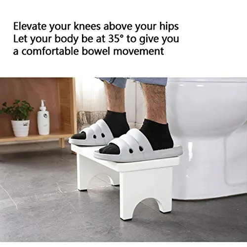 LZL Sgabello WC Sgabello Pedale Squatti Sgabello Solido Sgabello Basso Sgabello Bagno Bagno WC Antiscivolo Sgabello Legno...