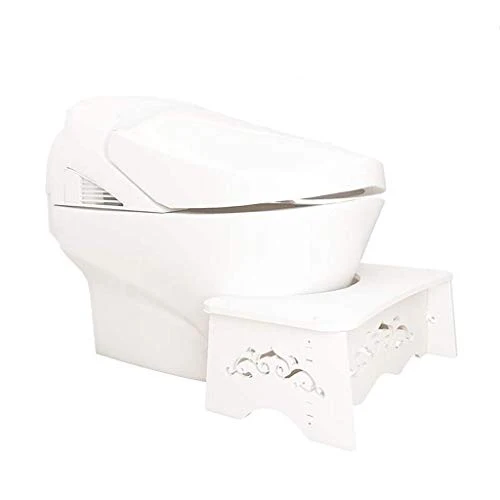 LZL Sgabello WC Sgabello per Toilette da Bagno Vasta Antiscivolo vasino Sgabello Squat Sgabello Sgabello adeguato Postura...
