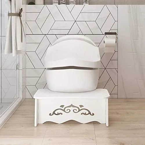 LZL Sgabello WC Sgabello per Toilette da Bagno Vasta Antiscivolo vasino Sgabello Squat Sgabello Sgabello adeguato Postura...