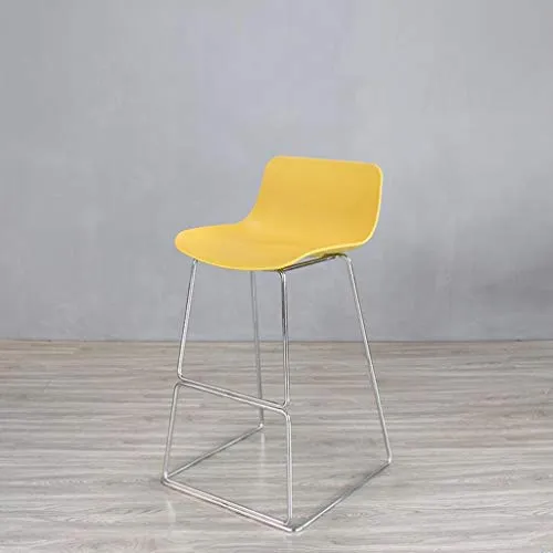 Sgabelli da Bar Sgabelli da Bar, Sedie Bar con Retrobanco Sgabello con Metal poggiapiedi Pub Altezza Home Bar Kitchen (Col...