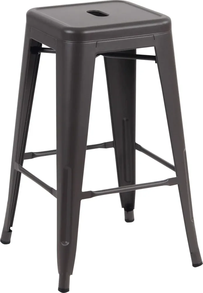 MARIGNO - sgabello alto metallo Nero Milani Home