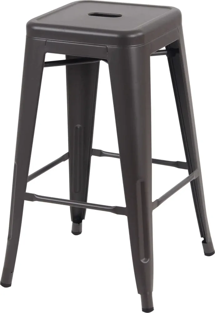 MARIGNO - sgabello alto metallo Nero Milani Home