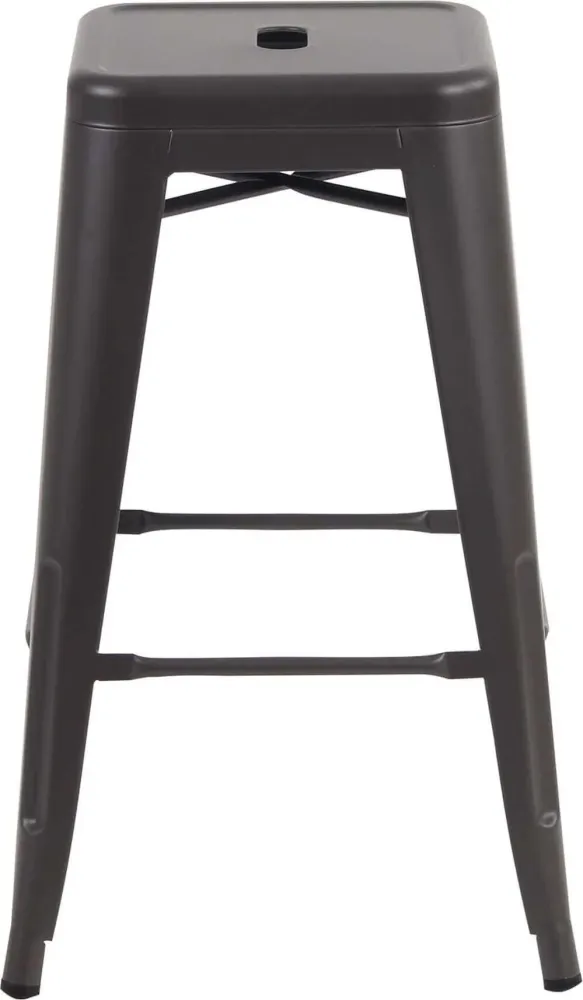 MARIGNO - sgabello alto metallo Nero Milani Home