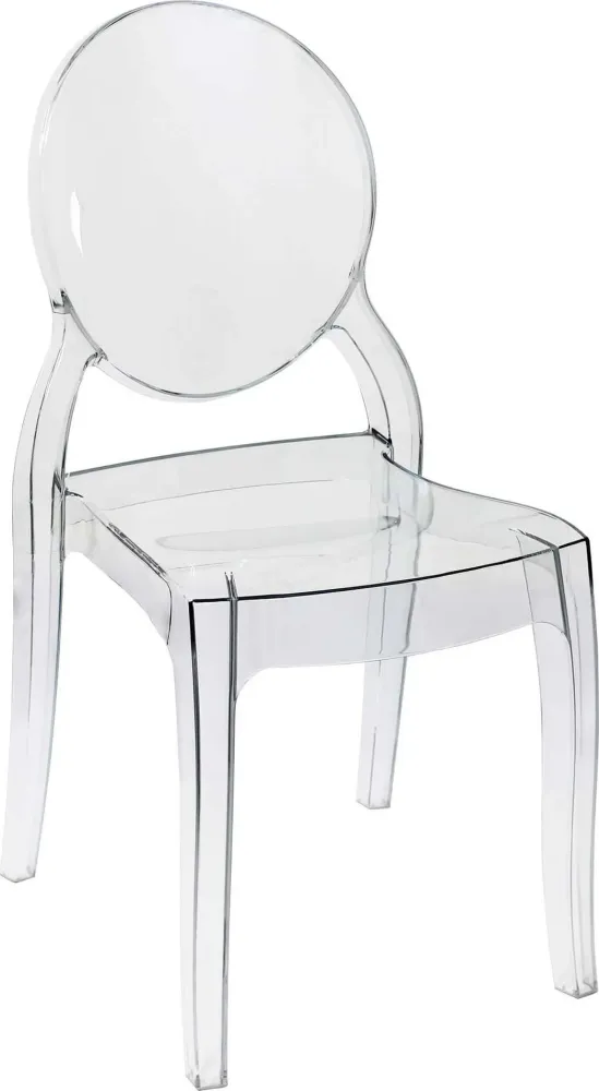 MELODIE - set di 4 sedie policarbonato trasparente Trasparente Milani Home