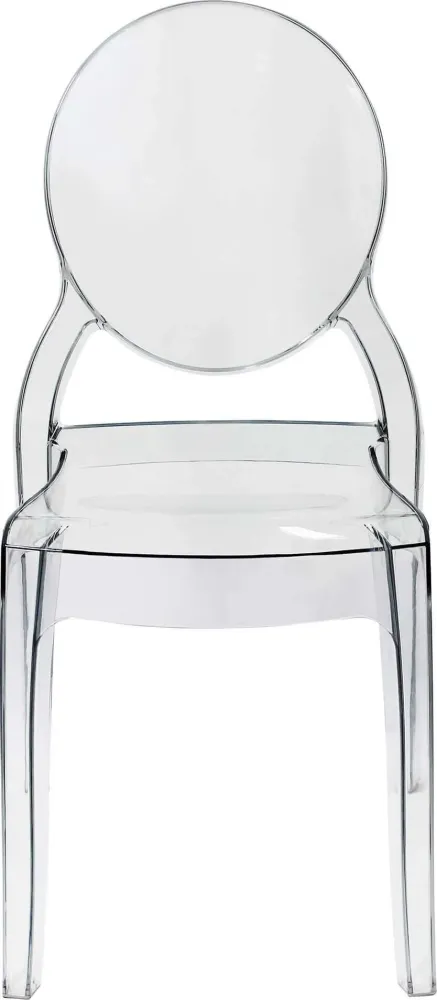MELODIE - set di 4 sedie policarbonato trasparente Trasparente Milani Home