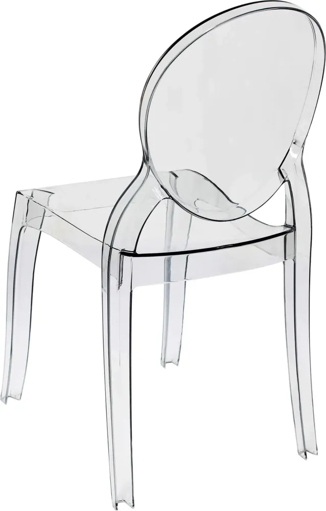 MELODIE - set di 4 sedie policarbonato trasparente Trasparente Milani Home