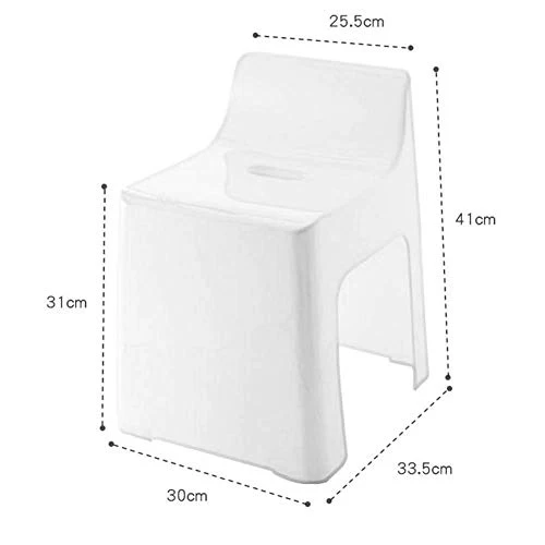 MFLASMF Poggiapiedi Ottomana Sgabello plastica Sgabello per Bambini Sgabello da Bagno Sgabello Basso per Scarpe Sgabello p...