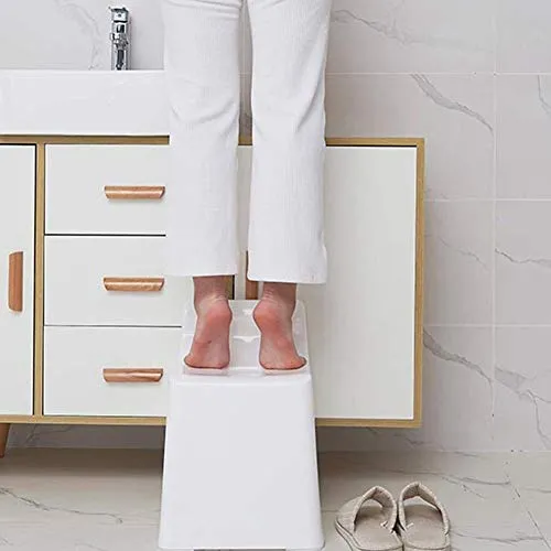 MFLASMF Poggiapiedi Ottomana Sgabello plastica Sgabello per Bambini Sgabello da Bagno Sgabello Basso per Scarpe Sgabello p...