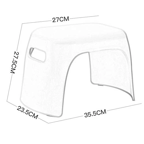 MFLASMF Poggiapiedi Ottomana Sgabello plastica Sgabello per Bambini Sgabello con Gradino Sgabelli per Scarpe Piccoli poggi...