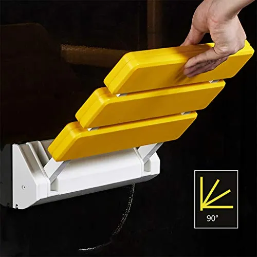 MGMDIAN Bagno Pieghevole Doccia Sgabello Parete Doccia Sedile Bagno Antiscivolo Sedia Muro Accessori da Bagno