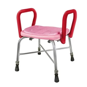 MGMDIAN Bambini Anziani con braccioli da Bagno Sgabello da Bagno Lega di Alluminio Antiscivolo Accessori da Bagno