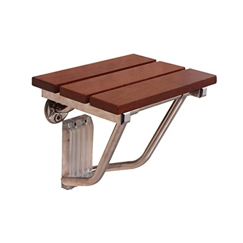 MGMDIAN Sedia Legno massello Pieghevole Sedia Muro Sedia Bagno Bagno Vecchio Uomo Doccia Sgabello Accessori da Bagno