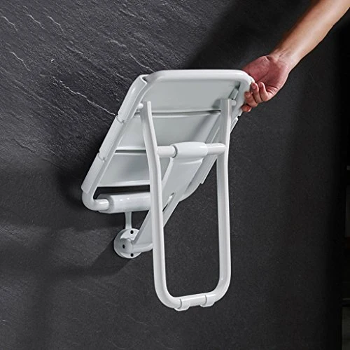 MGMDIAN Sgabello da Bagno Pieghevole per Il Bagno - con Sedile per Le Gambe Accessori da Bagno