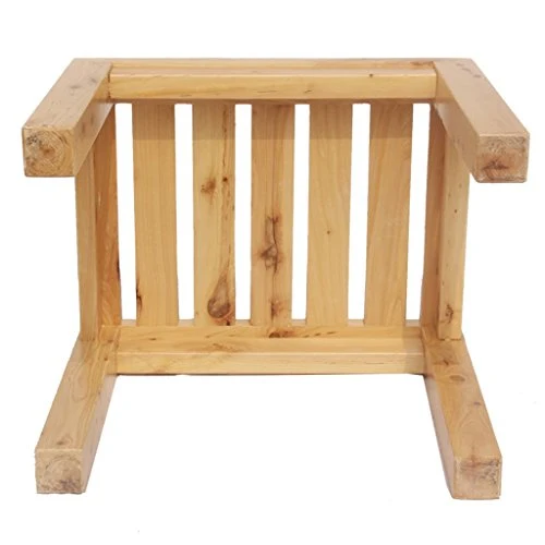 MGMDIAN Sgabello da Bagno Sgabello Legno massello di Cedro Panca di Legno Sgabello Lavare Sgabello Quadrato Sgabello da Ba...