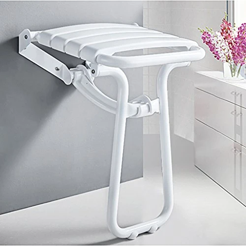MGMDIAN Sgabello da Parete Pieghevole Senza Barriere Doccia Antiscivolo Accessori da Bagno