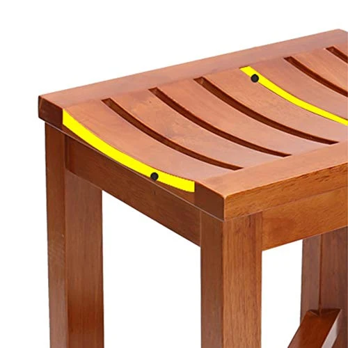 MGMDIAN Sgabello per Il Bagno - Sgabello per Il Bagno Sgabello per Il ripostiglio con Sgabello Impermeabile Legno massello...