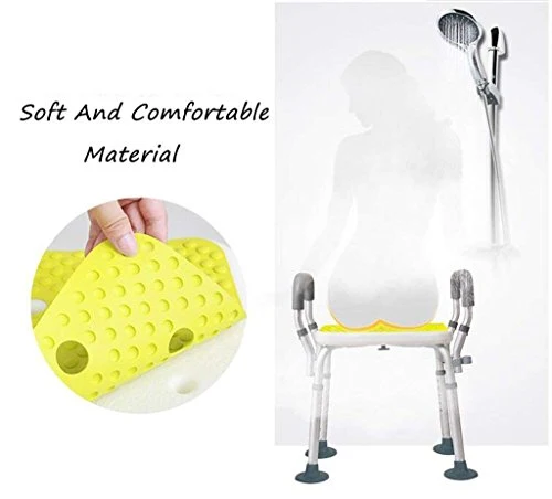 MGMDIAN Sgabello per Il Bagno Vecchio con Sedia per Doccia Sgabello per Il Bagno Antiscivolo | più Vecchio Sgabello per Il...