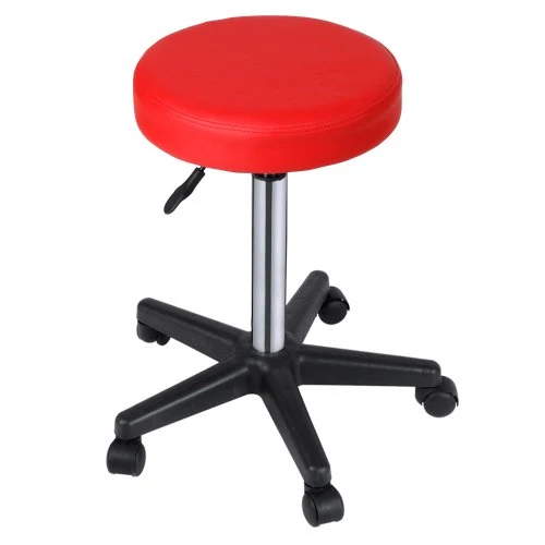 Sgabello Girevole con Ruote - Altezza Regolabile (45-60 cm), Seduta Imbottita Ecopelle, Colore e Set Scelta - Sgabello da...
