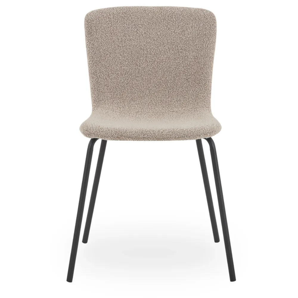 Miley Sedia da pranzo boucle beige