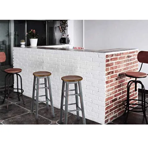 Miwaimao Sedia da bar stabile legno massiccio, sgabello alto, seggiolone, sedia da scrivania comoda (colore, grigio, dimen...