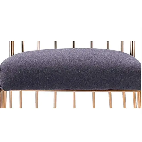 Miwaimao, sedia da pranzo stabile con schienale alto, sedia da bar, comoda (colore, senza schienale, dimensioni: 60 cm), c...