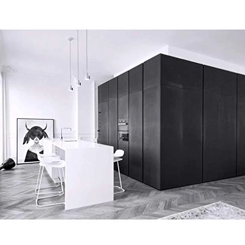 Miwaimao - Sgabello alto acciaio INOX per casa, semplice e creativo, confortevole (colore: rosso, dimensioni: 76 cm), bian...