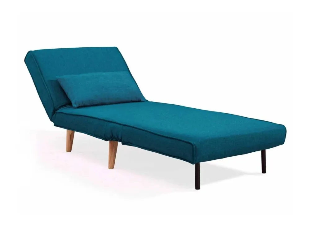Poltrona trasformabile tessuto blu TONKA MLM