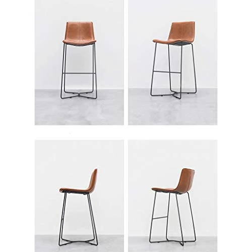 MMAXZ Chair seggiolone Schienale Nordic Iron Bar Tavola Sedia Creativo High Chair Bar Chair Front Desk Bar Sgabello Sempli...