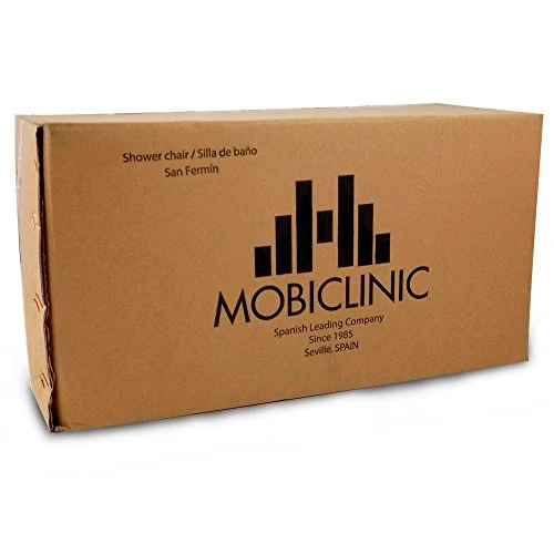 Mobiclinic, Sedia per doccia, San Fermín, Marchio europeo,Sgabello doccia per anziani, Sedia doccia per disabili, Marcatur...