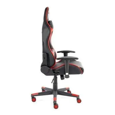 Momo Design MD-GC004E-KR sedia per videogioco Poltrona per gaming Seduta imbottita Nero, Rosso