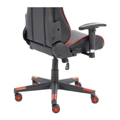 Momo Design MD-GC004E-KR sedia per videogioco Poltrona per gaming Seduta imbottita Nero, Rosso