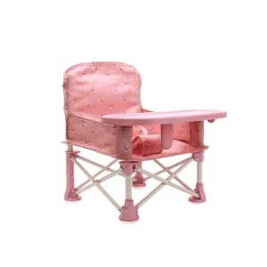 Monneka- Sedia Pieghevole per Bambini Pink Whale