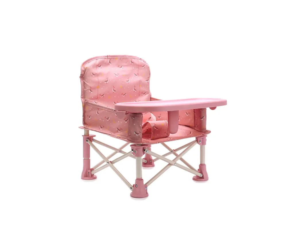 Monneka- Sedia Pieghevole per Bambini Pink Whale