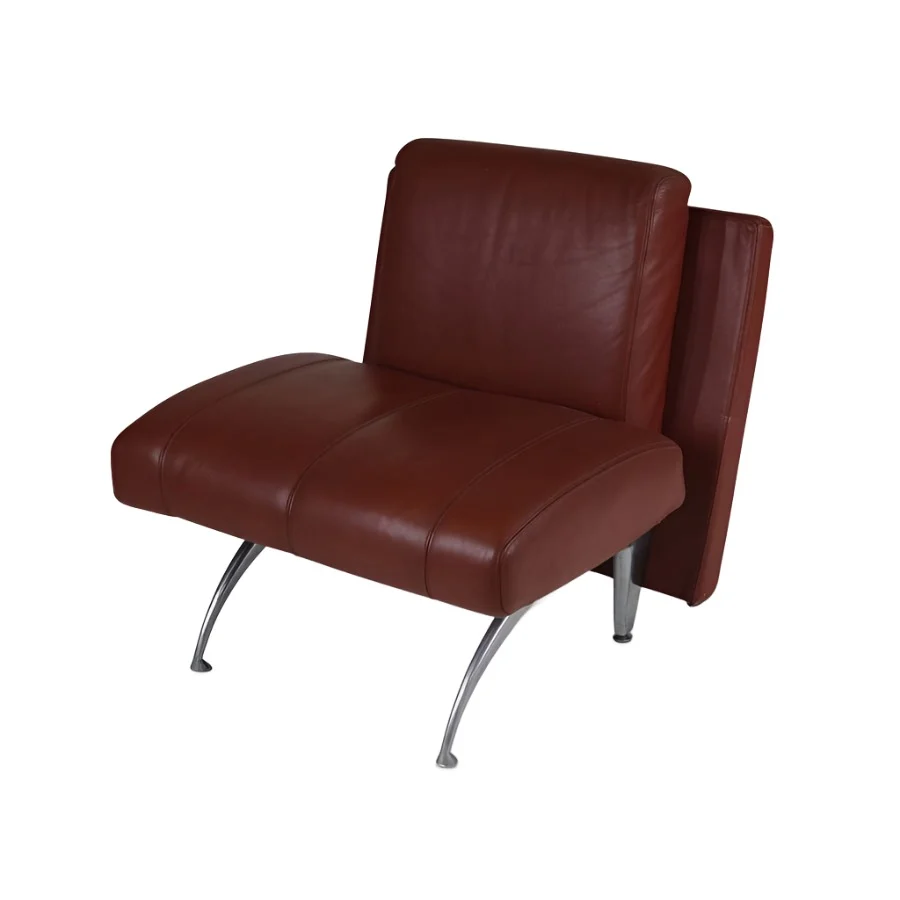 Moroso: sedia design pelle morbida - rinnovata