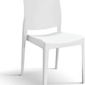 MOSY - sedia moderna polipropilene cm 46 x 54 x 80 h Bianco Milani Home