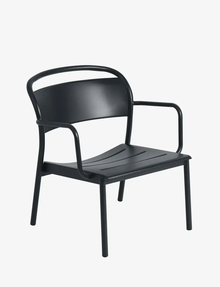 poltrona lounge acciaio lineare MUUTO