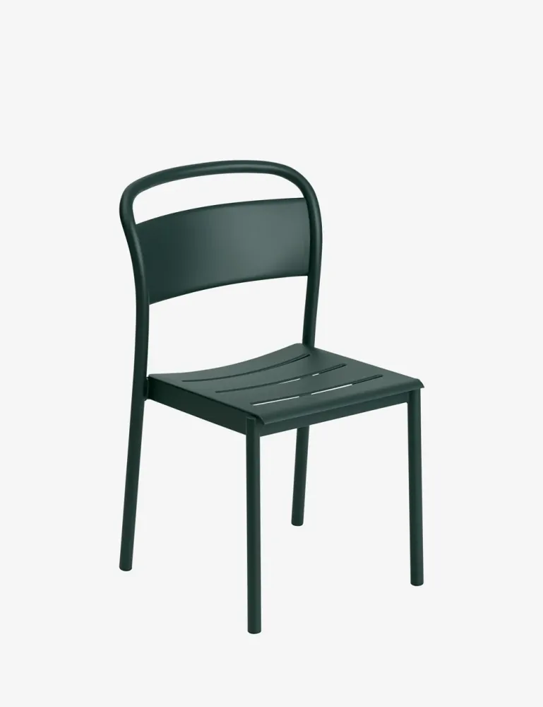 sedia laterale acciaio lineare MUUTO