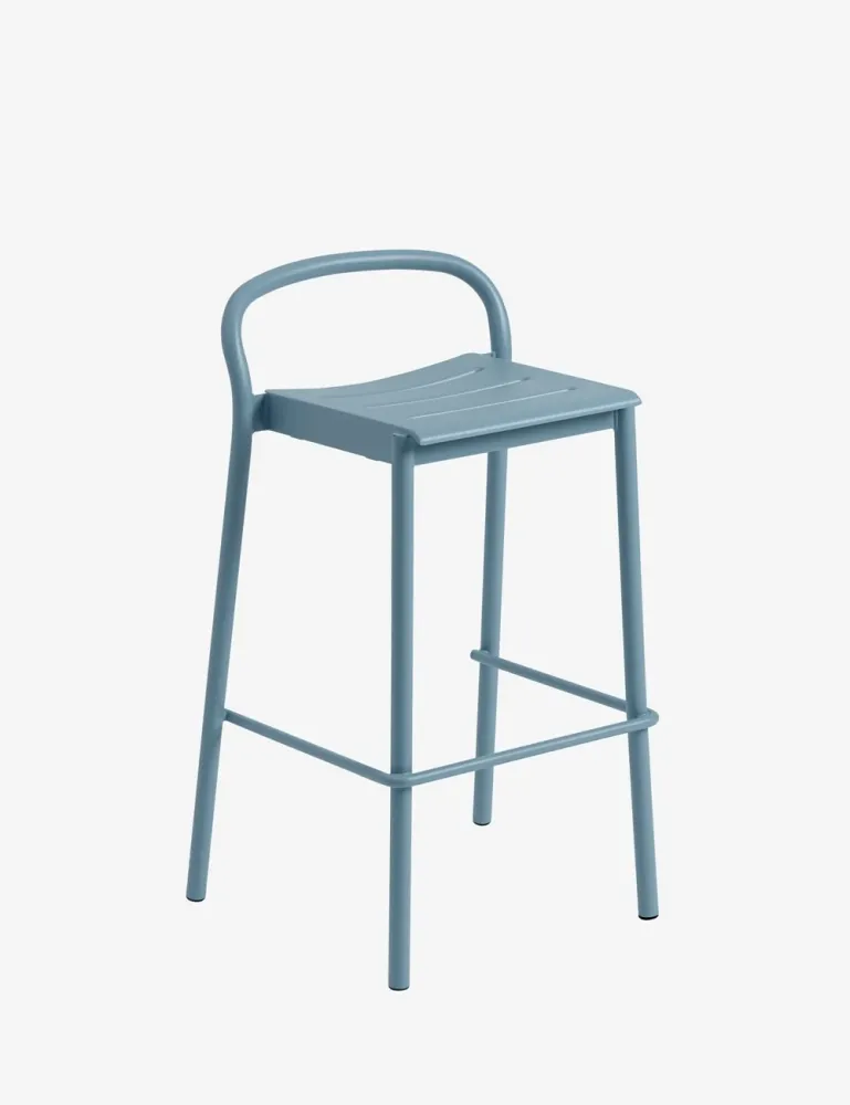 sgabello da bar acciaio lineare MUUTO
