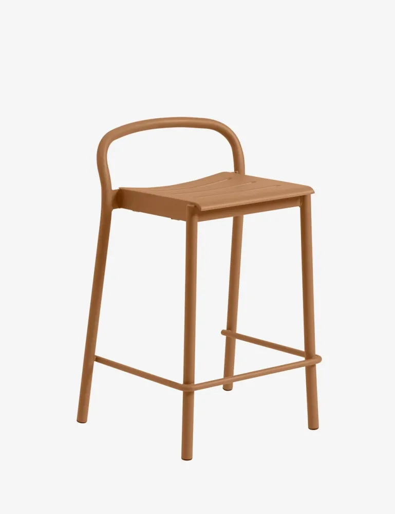 sgabello da bar lineare acciaio MUUTO