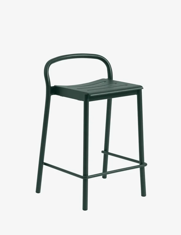 sgabello da bar lineare acciaio MUUTO