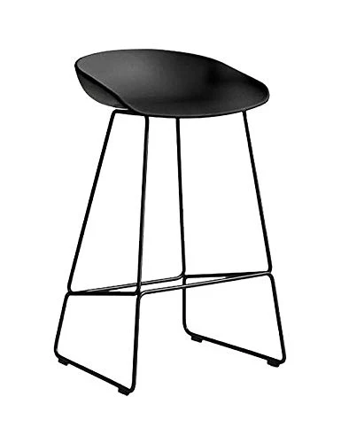 MYAOU Sgabelli da Bar Metallo Sedile plastica Sedie da Cucina con Gambe Ferro battuto Sgabelli da Bar per Colazione Sgabel...