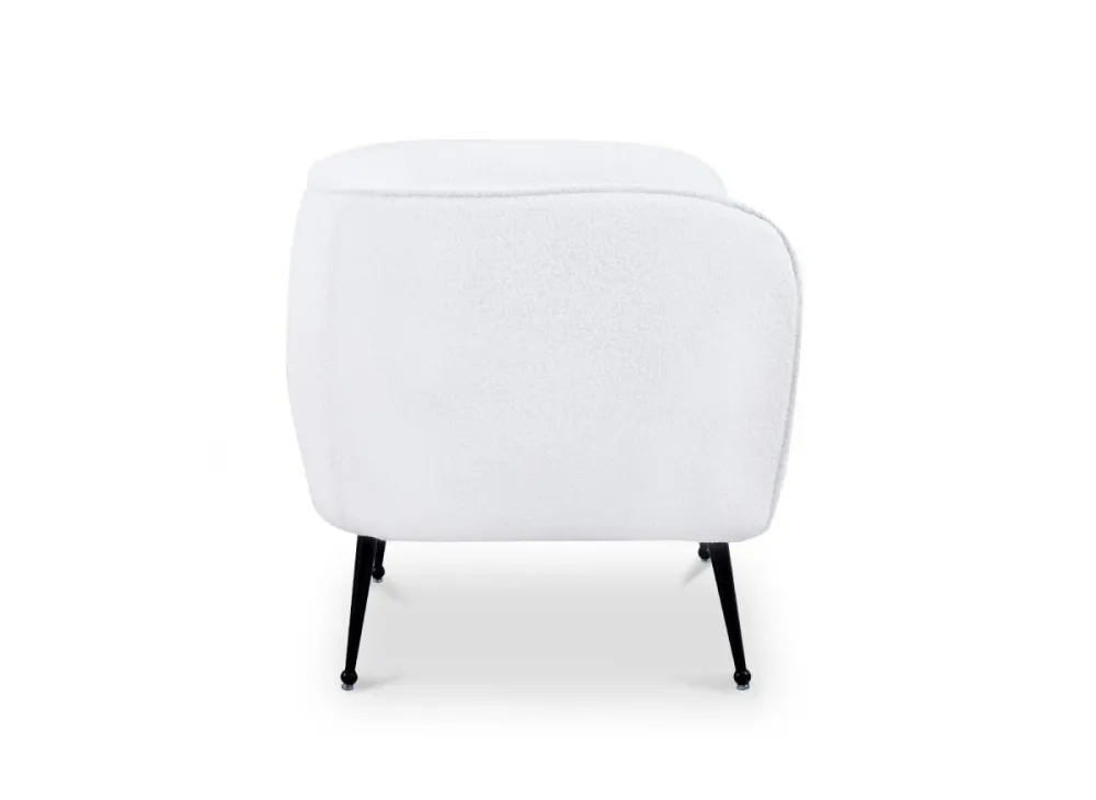Poltroncina trasformabile tessuto spugna bianco PERRY NBC