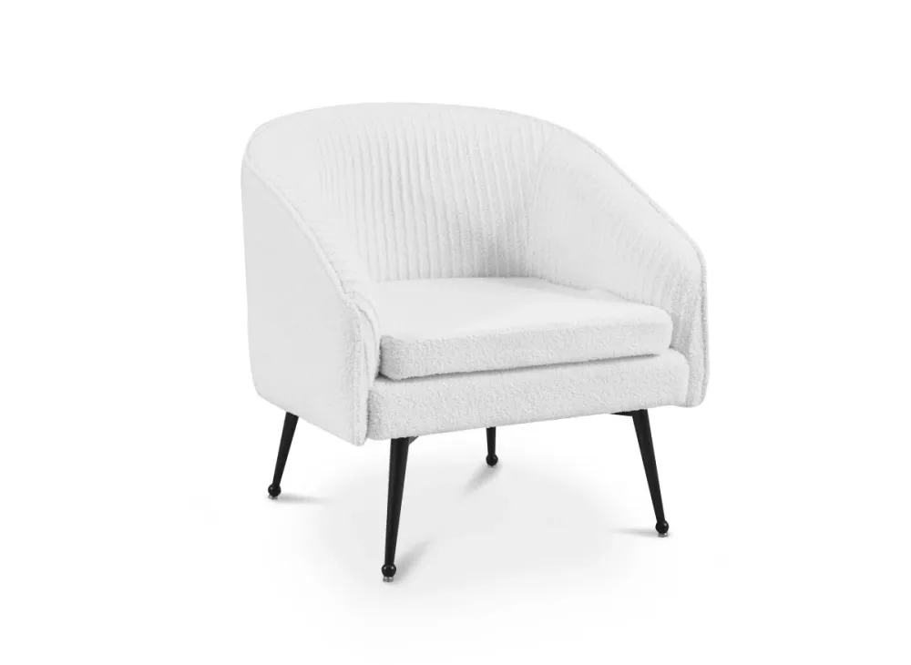 Poltroncina trasformabile tessuto spugna bianco TRECY NBC