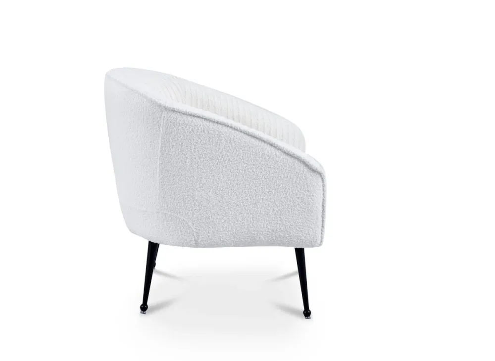 Poltroncina trasformabile tessuto spugna bianco TRECY NBC